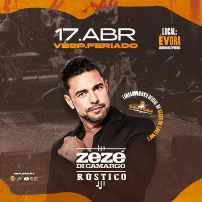 Nova Mutum se prepara para uma noite inesquecível com um dos maiores nomes do sertanejo nacional! Zezé Di Camargo – Rústico chega à cidade em uma turnê especial que celebra sua trajetória e promete emocionar os fãs com um espetáculo único.