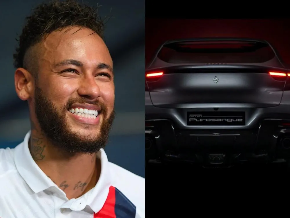 Mais um na coleção! Neymar Jr. compra Ferrari avaliada em R$ 7,5 milhões Após a recente compra de um carro de luxo, craque do Santos adiciona outra máquina milionária à sua garagem
