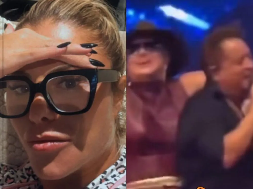 Poliana Rocha reage à invasão de palco e assédio de fãs a Leonardo: “Faltou respeito” Esposa do sertanejo se mostrou incomodada com a invasão de fãs e apontou falha na segurança do evento no interior de SP