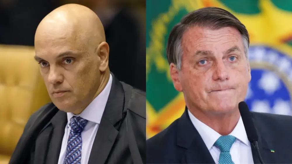 Moraes e Bolsonaro frente a frente em depoimento sobre plano de golpe Réus ficarão na primeira fileira da Primeira Turma do STF; ex-presidente será o sexto a falar
