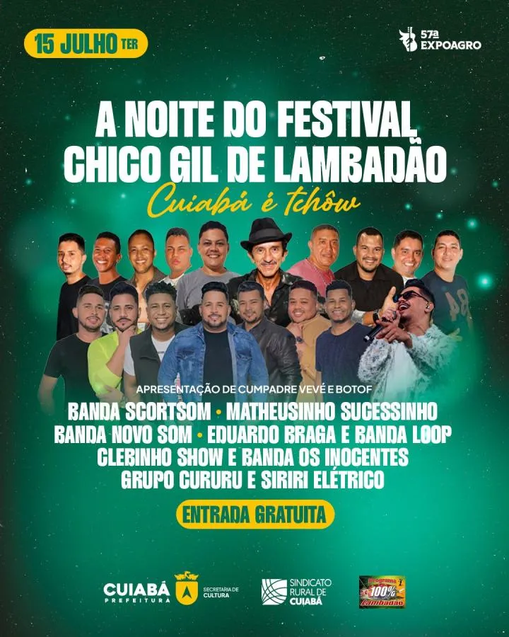Show dos Lambadeiros anima o Festival Chico Gil na Expoagro