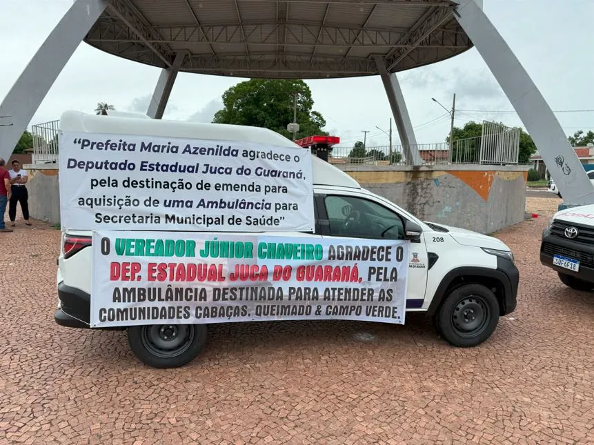 Juca do Guaraná destina ambulância para atender comunidades rurais de Barra do Bugres