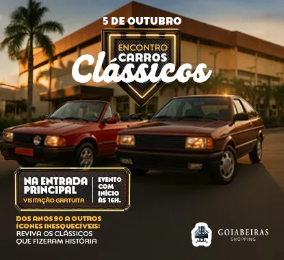 ENCONTRO DE CARROS CLÁSSICOS no Shopping Goiabeiras
