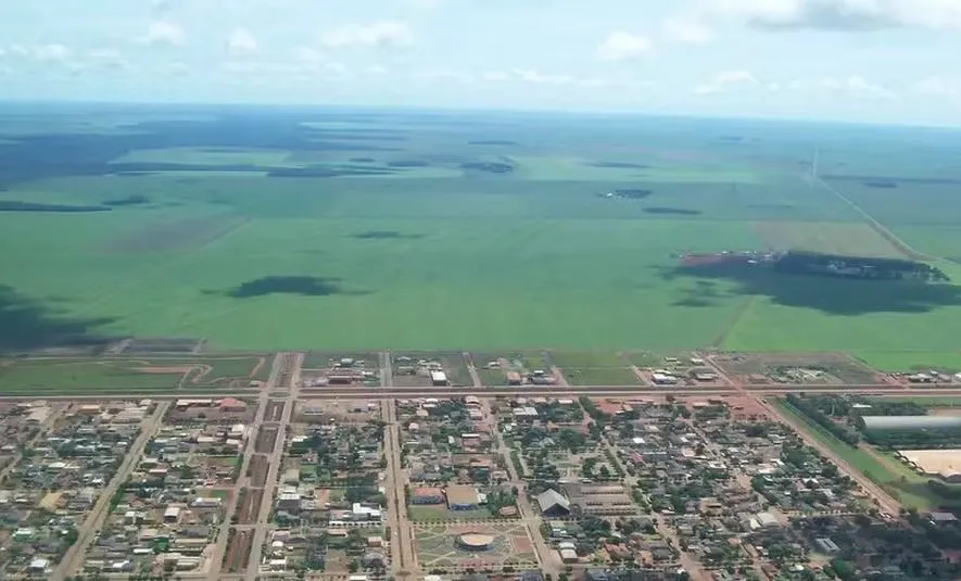 Município de Sapezal (MT) gerou R$ 8,6 bilhões em 2025 em produção agrícola, 46,6% mais que no ano anterior — Foto: Sedtur-MT