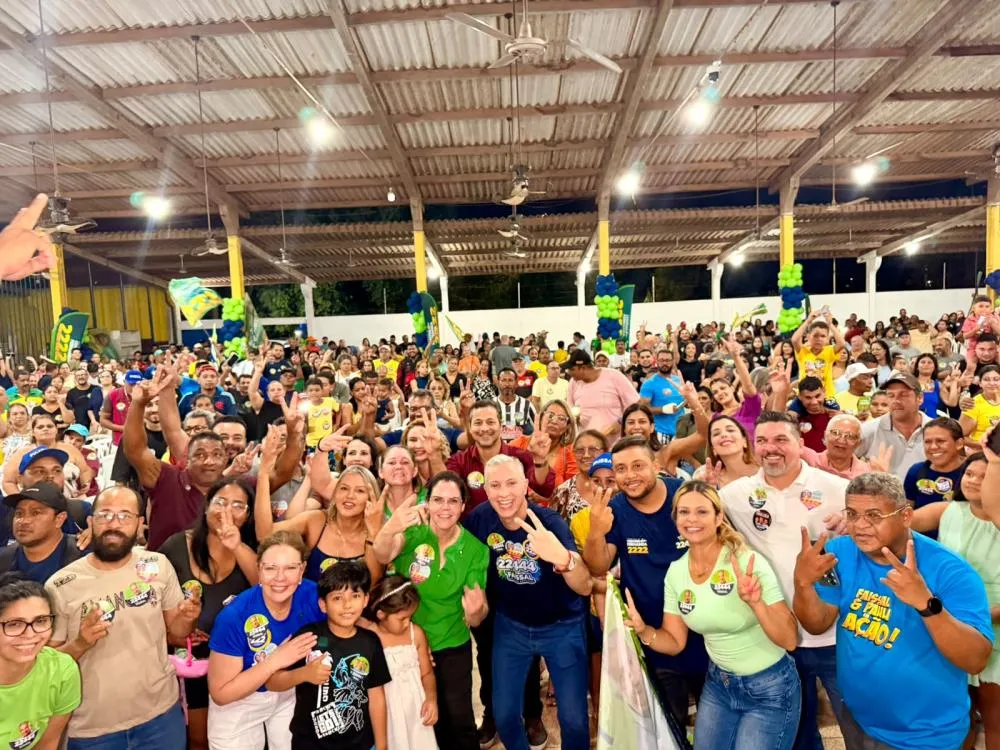 Coronel Fernanda e Faissal reúnem mais de 2,5 mil pessoas em Cuiabá na reta final da campanha