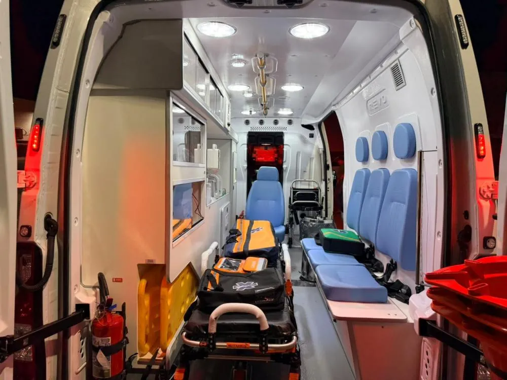 Entregamos mais uma ambulância! Dessa vez, o benefício vai direto para o município de Nova Lacerda.