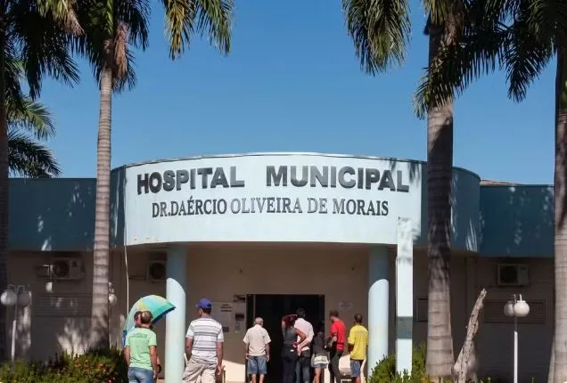Hospital Municipal Dr. Daercio Oliveira de Morais, em Nova Xavantina (MT) — Foto: Reprodução