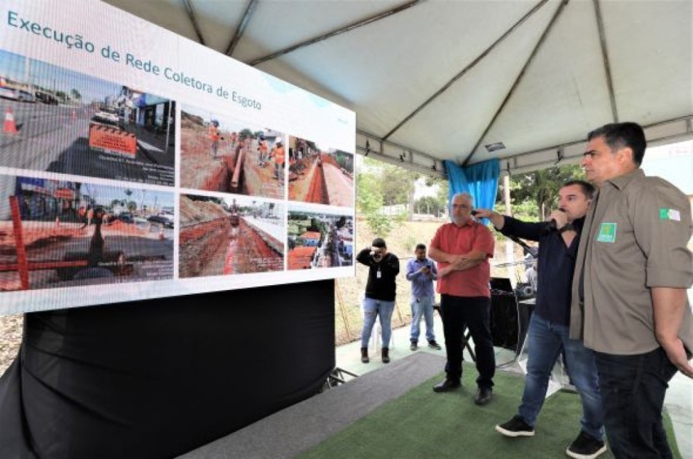 Emanuel Pinheiro lança nova etapa de obras do Sistema Lipa de Esgoto com investimento de R$ 20 milhões