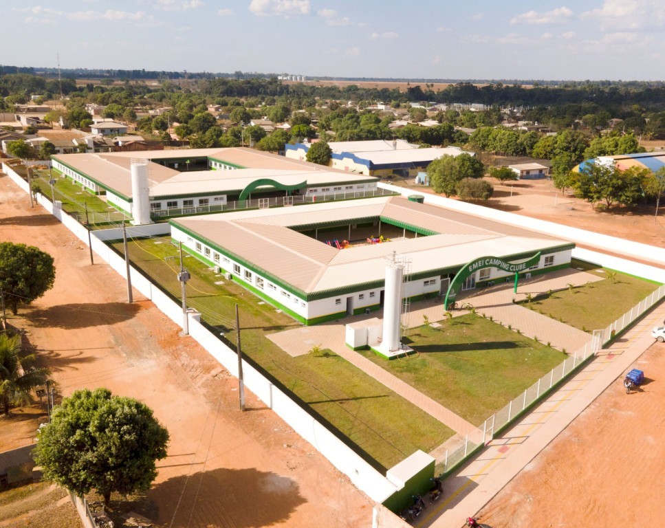 Nova escola no Camping Club já está em amplo funcionamento com estrutura completa