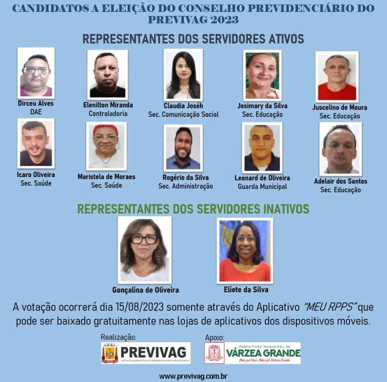 Servidores municipais ativos e inativos têm direito ao voto na eleição do Conselho Previdenciário 2023