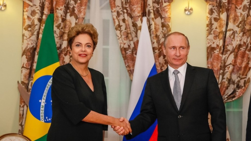 Dilma se reúne com Putin nesta quarta (26), antes de cúpula dos Brics