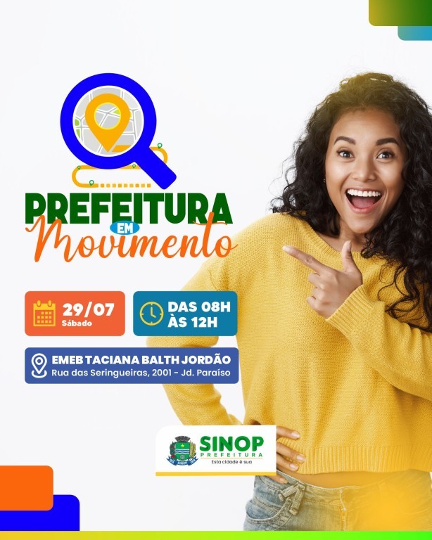 Moradores do Jardim Paraíso receberão o projeto Prefeitura em Movimento neste sábado (29)
