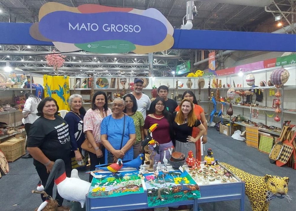 Associação das Redeiras de Várzea Grande participa da maior Feira de Artesanato da América Latina