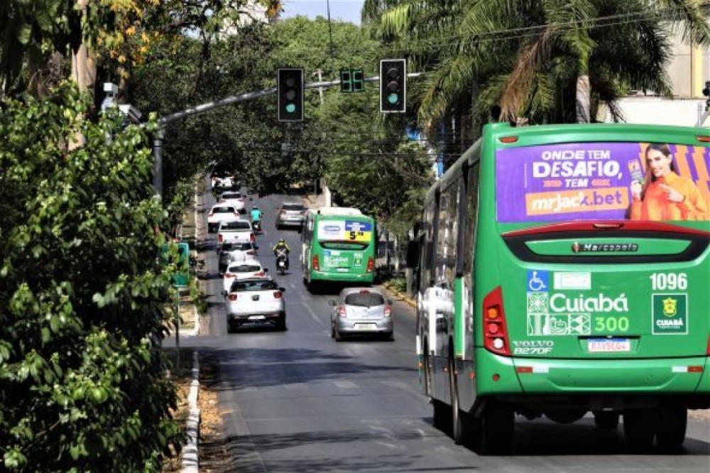 Avenidas em Cuiabá receberão faixas exclusivas de ônibus, o que garantirá fluidez e rapidez ao transporte público
