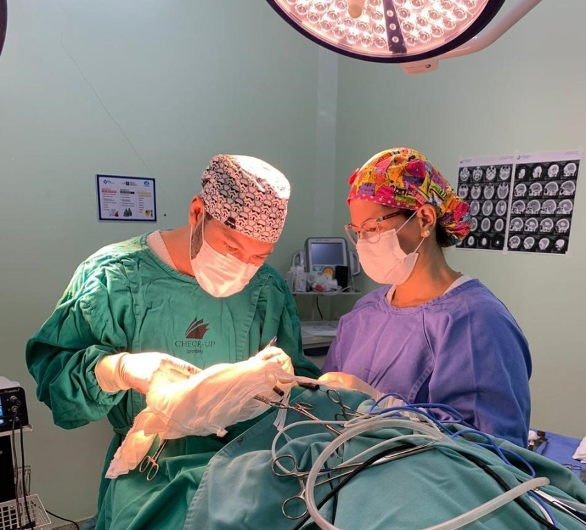 Hospital Regional realiza cirurgia bem-sucedida para correção de derrame cerebral hemorrágico