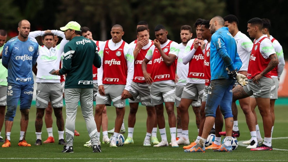 Palmeiras encerra preparação para enfrentar o Atlético-MG pela Libertadores