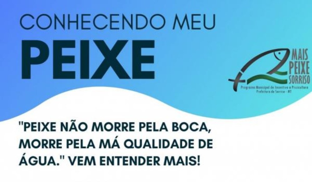 Palestra abordará práticas de manejo para piscicultores de Sorriso