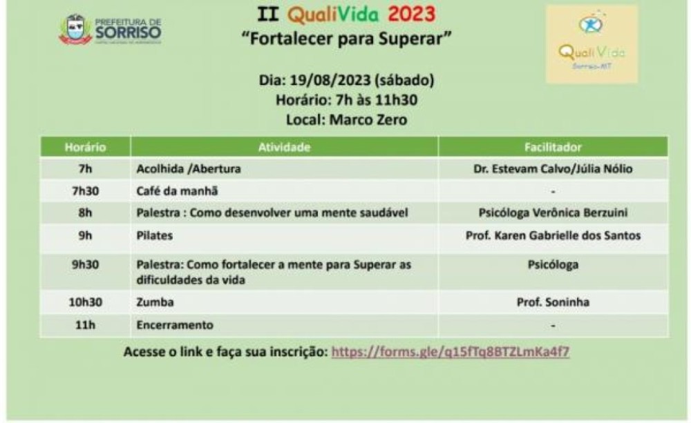 Prefeitura promove segunda edição do QualiVida
