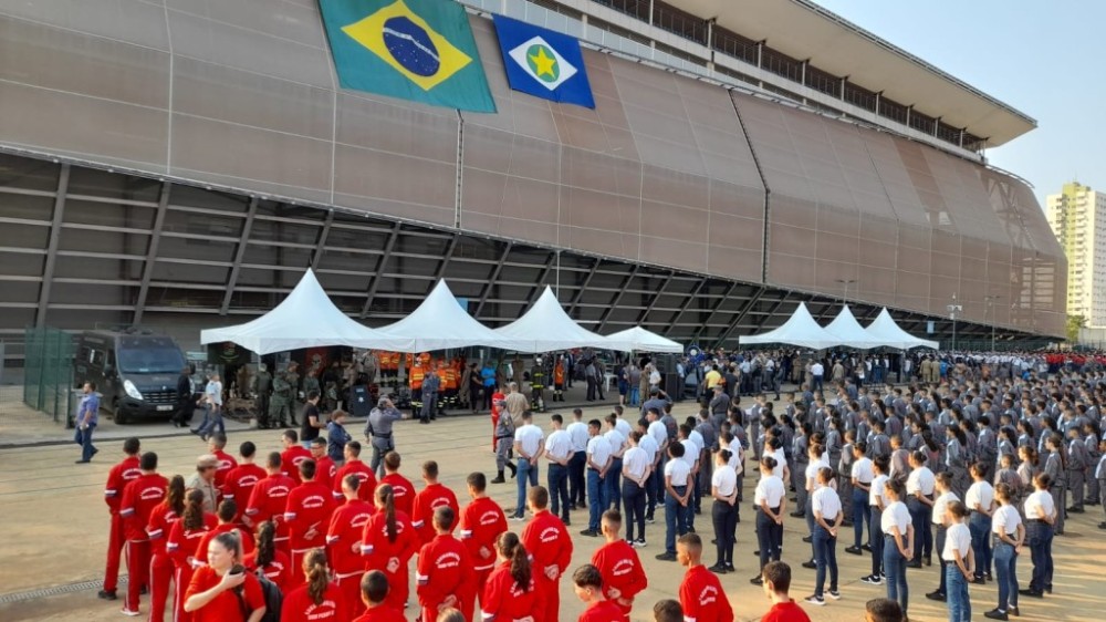 Governo abre neste sábado (12) jogos do Campeonato das Escolas Estaduais Militares na Arena Pantanal