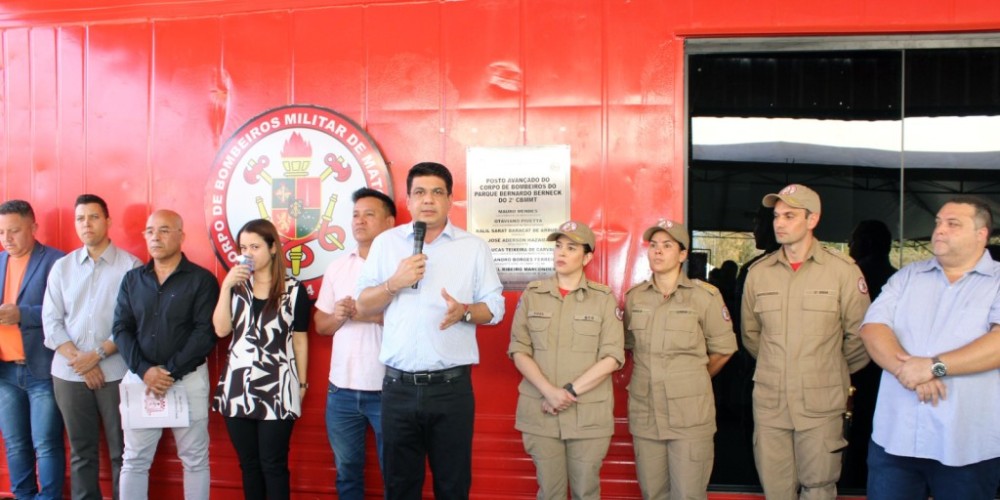 Parque Bernardo Berneck ganha posto avançado do Corpo de Bombeiros Militar
