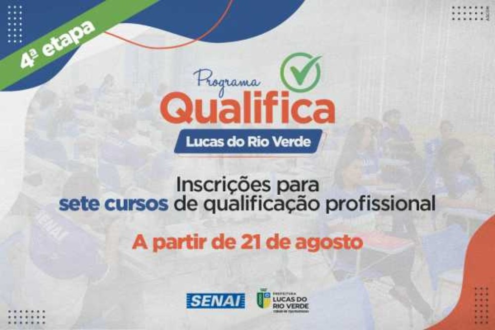 Qualifica Lucas: inscrições para sete novos cursos começam na segunda-feira (21)