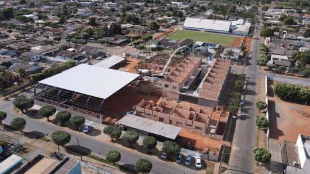 Nova Escola Érico Veríssimo chega a 50% da obra concluída