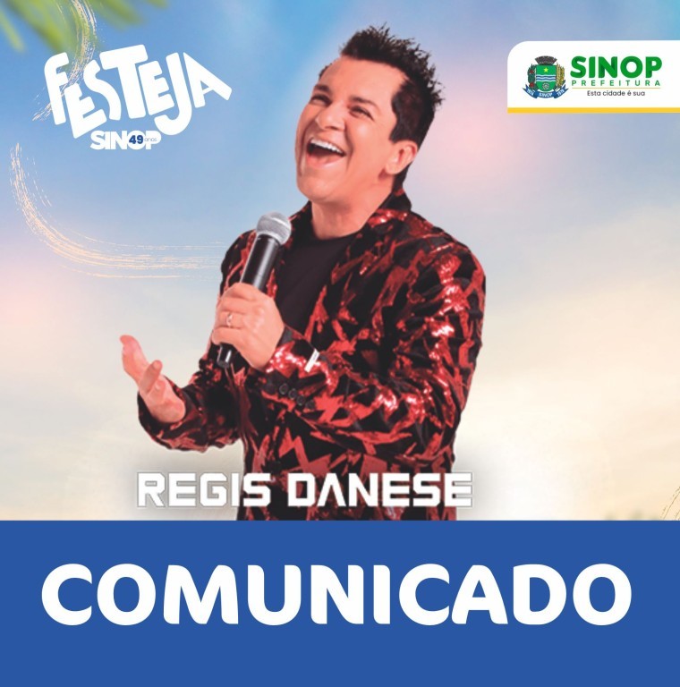 Após acidente, cantor Regis Danese permanece internado e suspende agenda de shows de setembro
