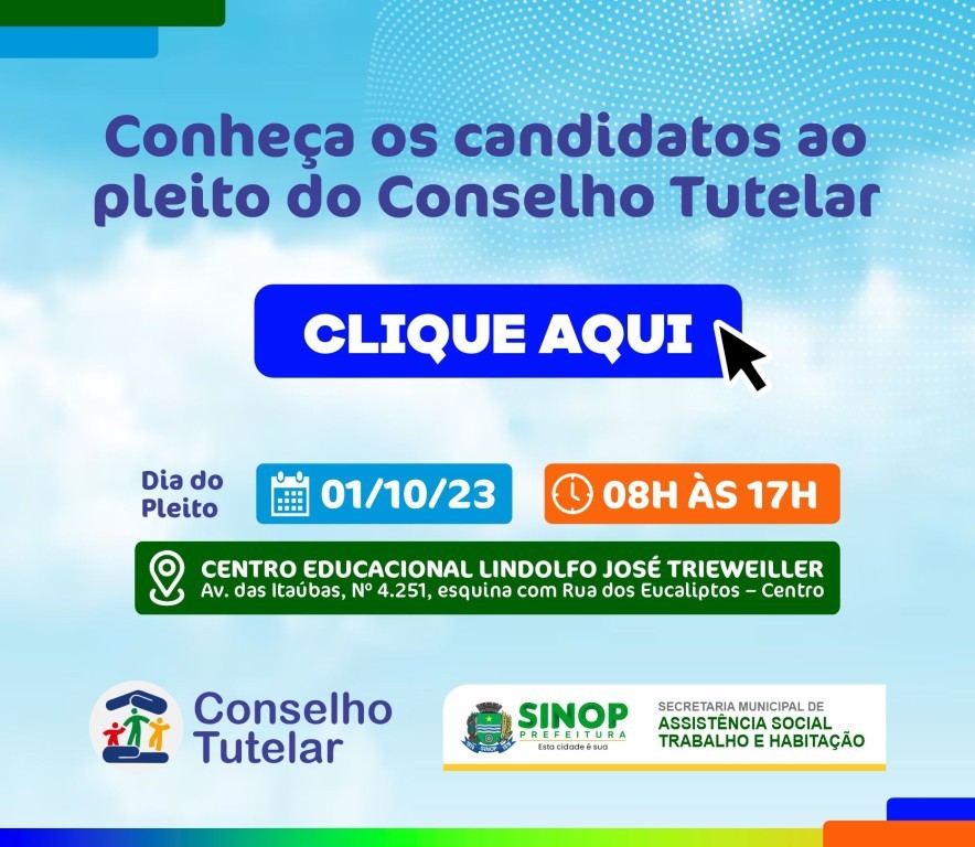 Divulgada a relação de candidatos ao pleito do Conselho Tutelar dia 1º de outubro