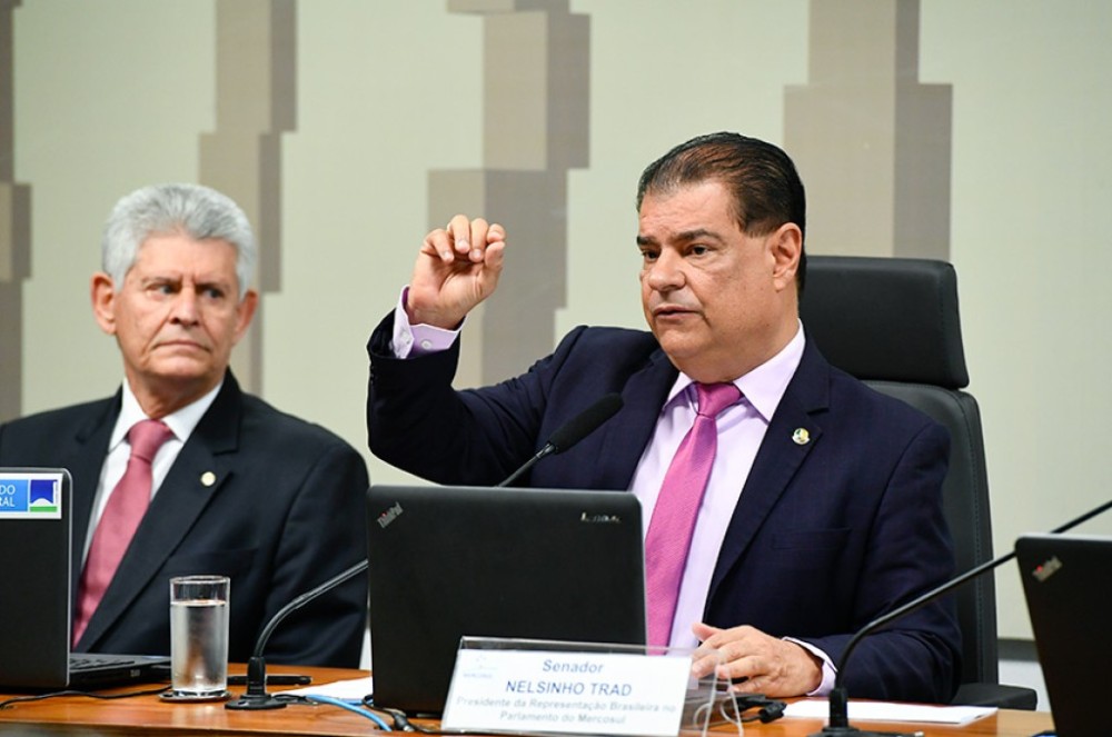 Representação Brasileira no Parlasul reelege Nelsinho Trad como presidente