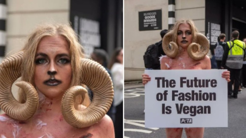 PETA se manifesta contra a exploração de animais nas semanas da moda
