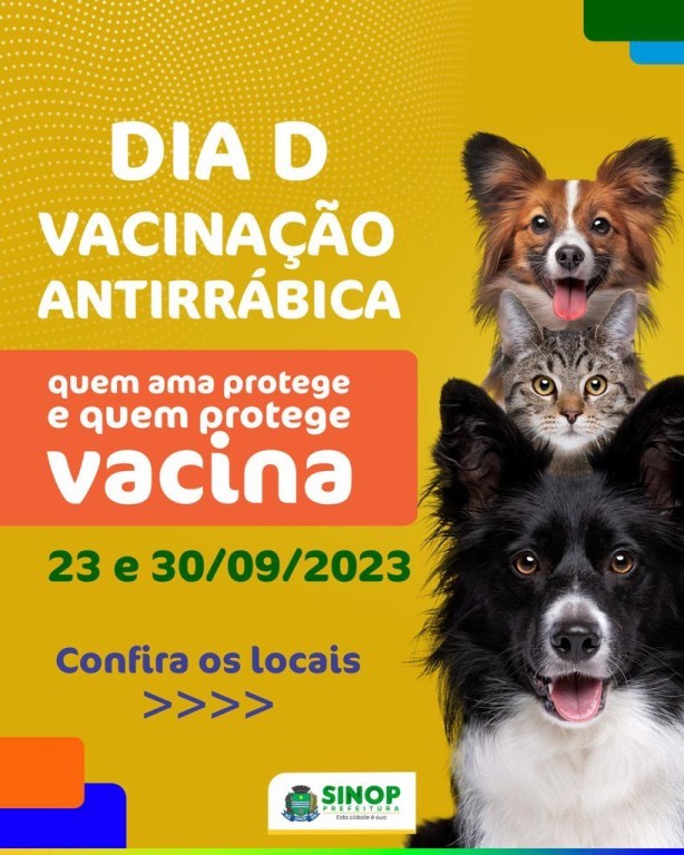 Dia D Antirrábica: saiba os locais de vacinação para este sábado