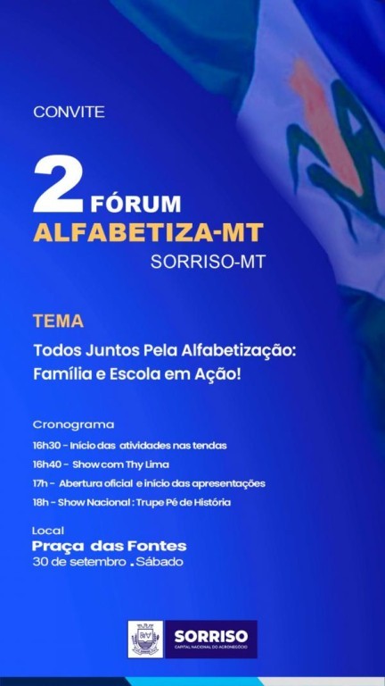 Prefeitura realiza II Seminário dos programas Ensina Mais Sorriso e Alfabetiza MT