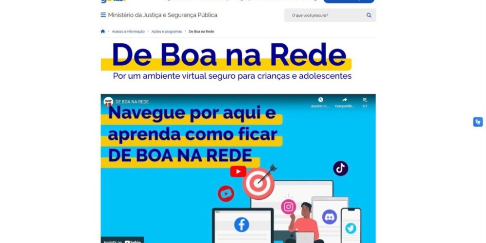 Governo cria site com dicas sobre como proteger crianças nas redes