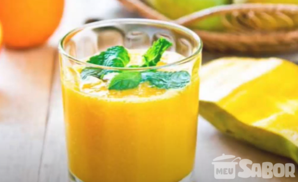 Suco de Manga com Gengibre