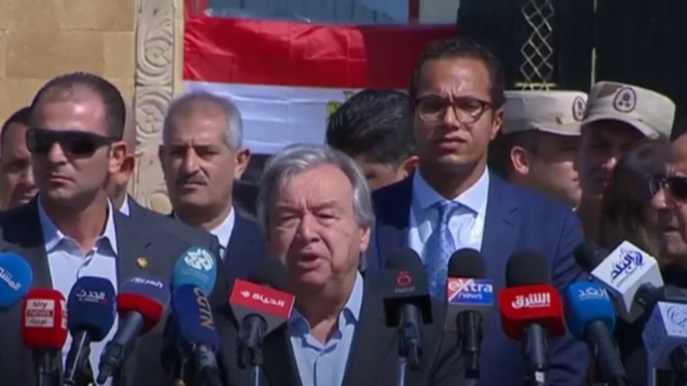 Gaza: na fronteira, Guterres pede entrada urgente de ajuda humanitária