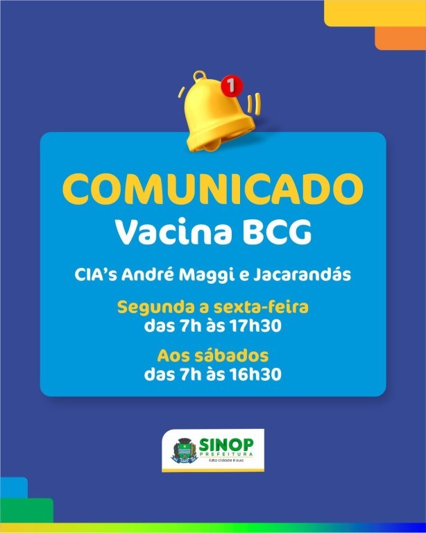 Vacina BCG: confira os locais onde está disponível e proteja as crianças contra a tuberculose