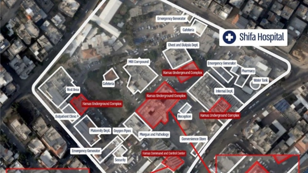 Principal base do Hamas fica abaixo de hospital em Gaza, afirma Israel