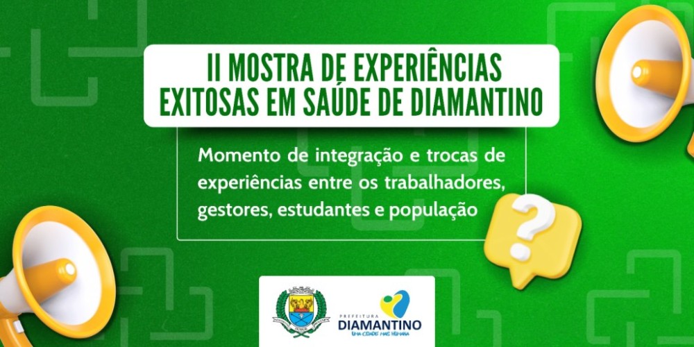 Diamantino realiza II Mostra de Experiências Exitosas em Saúde