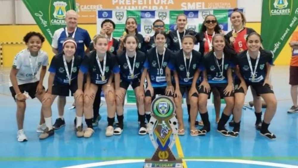 Feminino e masculino garantem vitória no Sub-17 da Taça Mato Grosso de Futsal