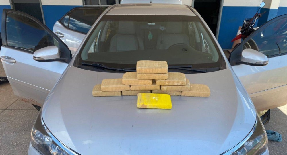 Polícia Rodoviária Federal apreende, aproximadamente 12 kg de drogas em Guiratinga/MT