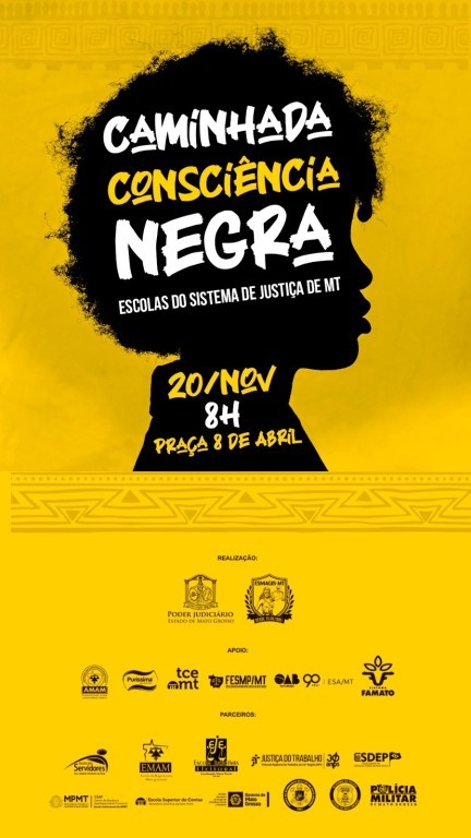 Dia 20/11: Caminhada Consciência Negra integra luta contra o racismo em Mato Grosso