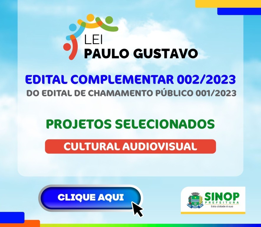 Cultura divulga resultado preliminar dos projetos selecionados da Lei Paulo Gustavo
