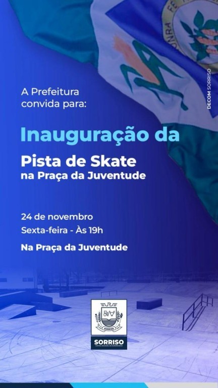 Prefeitura inaugura pista de skate na Praça da Juventude