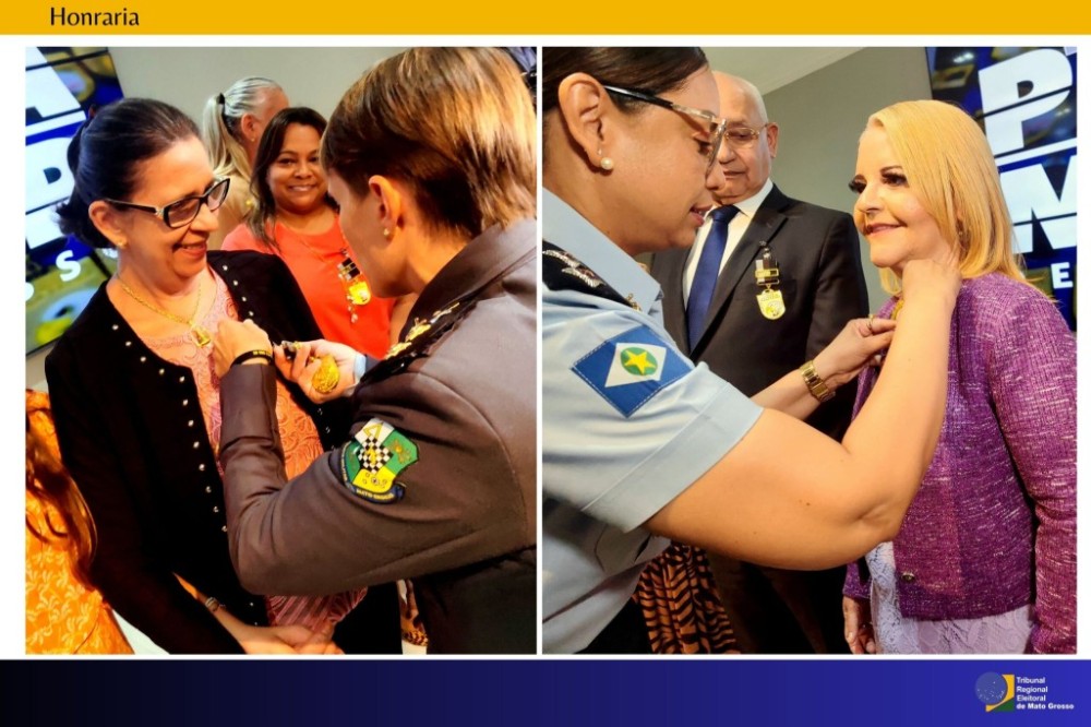 Força Tática da Polícia Militar presta homenagem ao TRE-MT