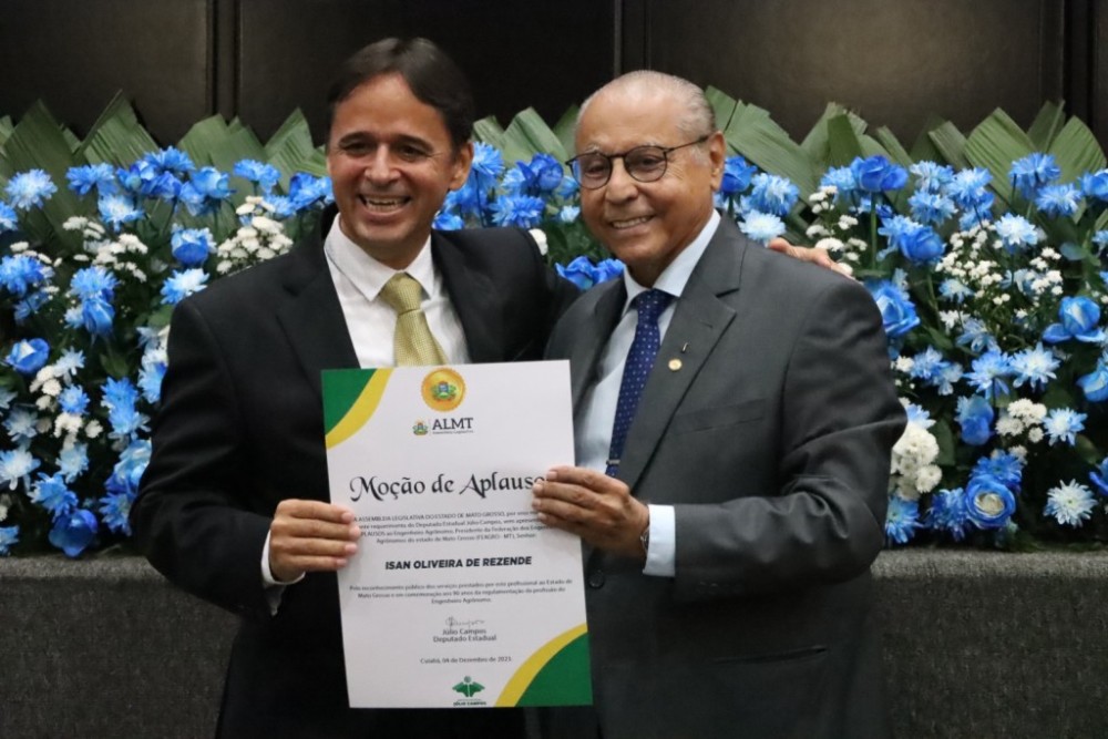 ALMT homenageia agrônomos e personalidades que se destacaram no Estado
