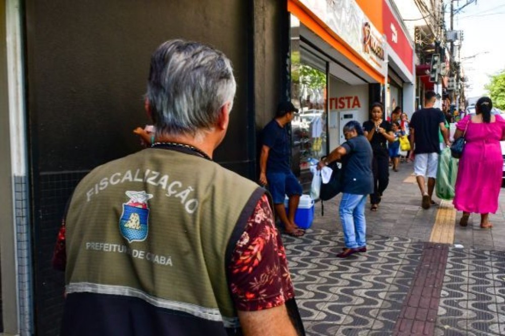 Secretaria de Ordem Pública reforça ações para desobstrução das calçadas da região central