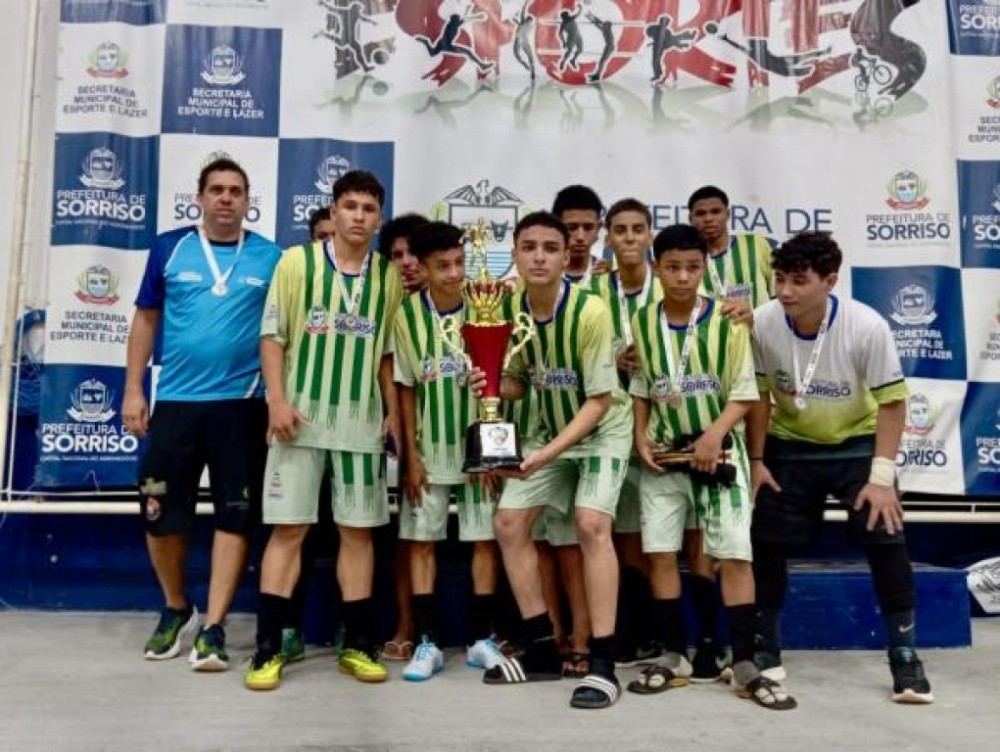 Polo União vence o Campeonato Sorriso + Esporte de Futsal Sub-16