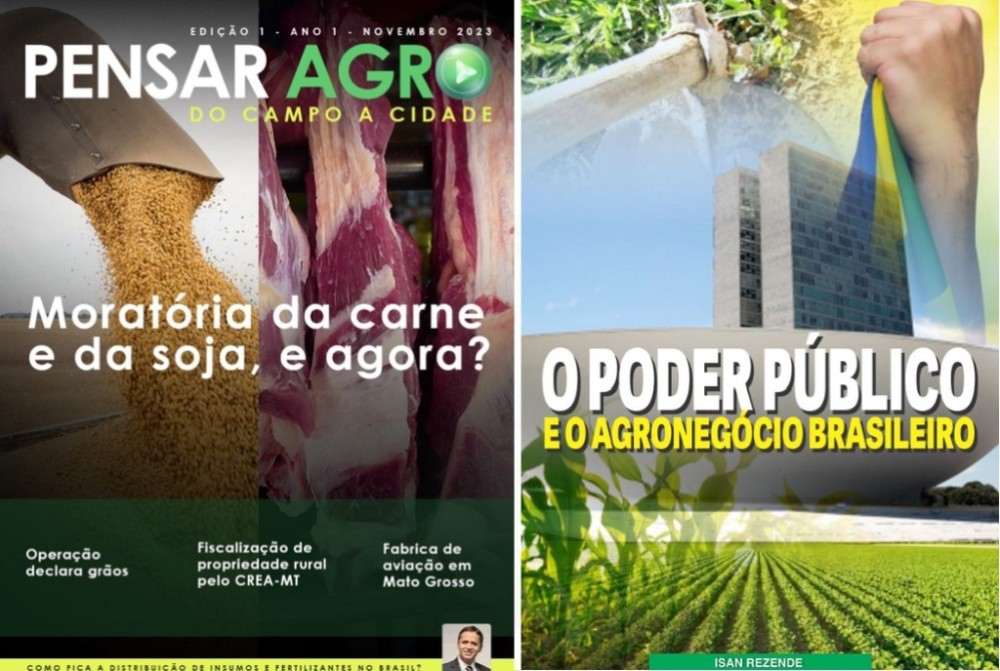 Livro e revista sobre o Agronegócio Brasileiro serão lançados hoje em Cuiabá