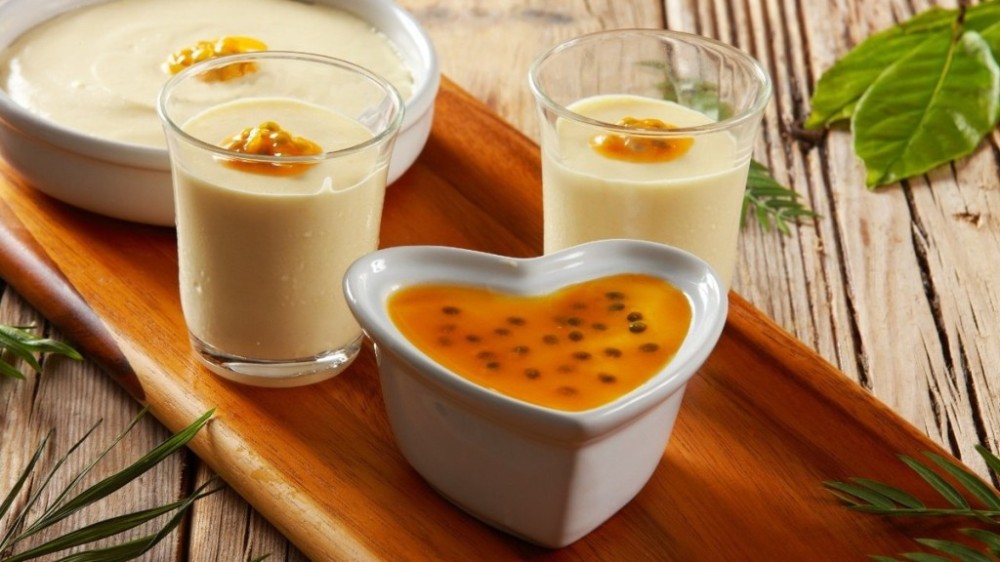 Receita de mousse de maracujá sem leite e delicioso