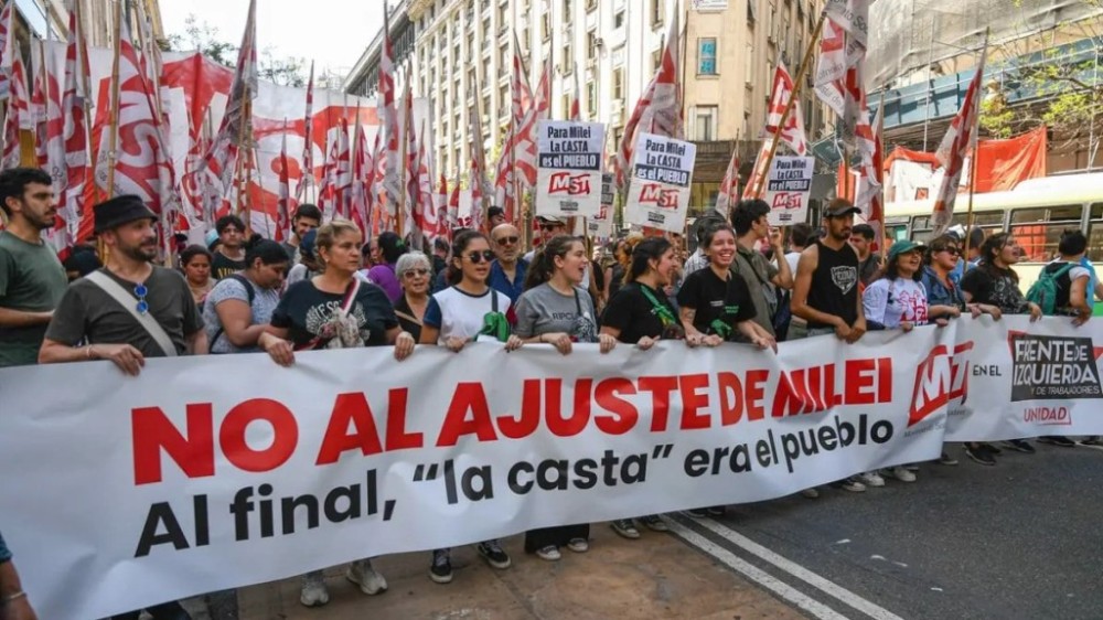 Argentina entra em greve geral contra o governo Milei nesta quarta